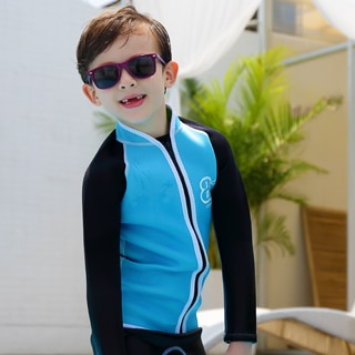 Traje De baño para niños, chaqueta cálida De manga larga, traje De Buceo grueso, Equipo De Surf, deportes acuáticos, DM50W